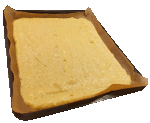 Backblech mit Teigmasse