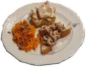 Kartoffelbratling als Vorspeise